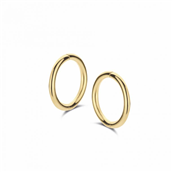 Spirit Icons Imagine x-small hoops 14 kt. 10mm