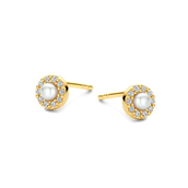 Spirit Icons Sophia Stud ørestikker 14 karat guld m. 0,10 ct. w/vs + fvp