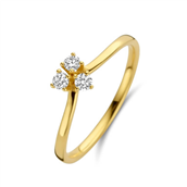 Spirit Icons Juliet ring 14 karat guld m. 0,18 ct. w/vs (str. 48-60)