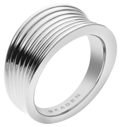*Skagen Designs ring Ditte, stål, str 9