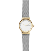 Skagen Designs Dameur stål 26mm bi-colour, mesh, 12 krystaller