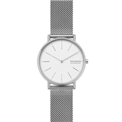 Skagen Designs Signatur dameur stål meshlænke 32mm mineralglas