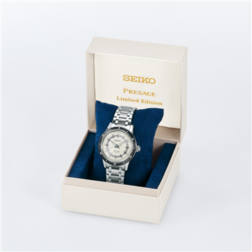 Seiko Presage 60s Style Limited Edition Automatic herreur stållænke champagnefarvet urskive 5bar 39,5mm