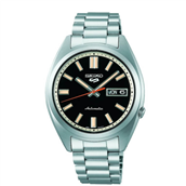 Seiko 5 Sports Automatic ur stål lænke sort skive 37mm 10bar