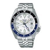 Seiko 5 Sports GMT automatic SKX series herreur stål 42mm 10bar