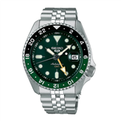 Seiko 5 Sports GMT automatic SKX series herreur stål 42mm 10bar