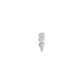 *STINE A ørestik Petit Creol Feather sølv fjer (1 stk)