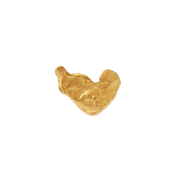 STINE A Petit Gold Splash Disco Heart ørering forgyldt sølv (1 stk)