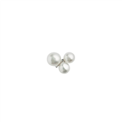 STINE A ørering Three Pearl Berries sølv m. fvp (1 stk.)