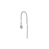 *STINE A ørestik Tout Petit Dangling Ile De L'Amour sølv (1 stk.)