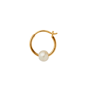 STINE A Big Pearl Berrie Hoop ørering forgyldt sølv (1 stk)