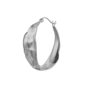 STINE A Liquid Creol Silver ørering sølv (1 stk.)