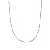 STINE A halskæde Confetti Pearl sølv forgyldt Beige And Pastel Mix (40,5 + 5cm)