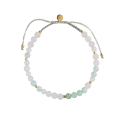STINE A armbånd Lemonade sølv forgyldt m. ædelsten (16-21 cm)