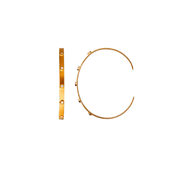 STINE A Bangle With Five Flow Stones armring forgyldt sølv m. cz