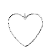 STINE A Funky Heart vedhæng sølv