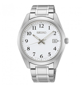 Seiko Classic herreur stål stållænke 40mm 10bar
