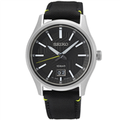 Seiko Classic herreur stål canvasrem 40mm 10ATM