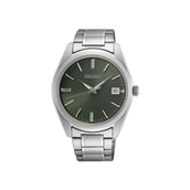 Seiko Classic herreur stål grøn skive 10bar 40mm