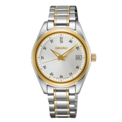 Seiko Classic dameur stål gulddoublé 32mm 10bar