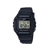 CASIO CLASSIC (3224) sort urkasse sort fiberrem 44mm mineralglas