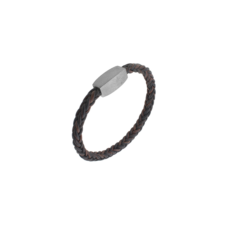 Populær gennembore forsvar Zeezen brunt læderarmbånd 6mm m. magnet lås | Zeezen - Køb hos pindj.dk